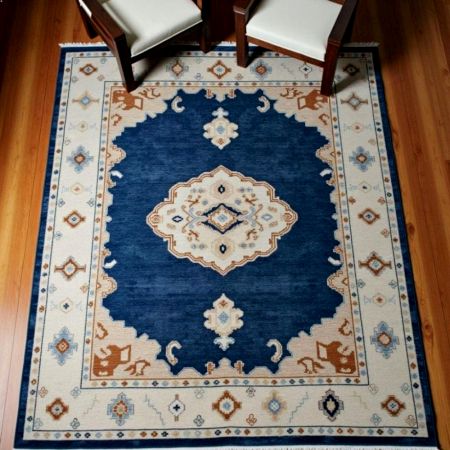 Handknotted Wool Area Rug